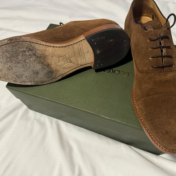 Beckett Simonon Dean Oxfords - Men’s 8 Suede - Picture 2 of 9